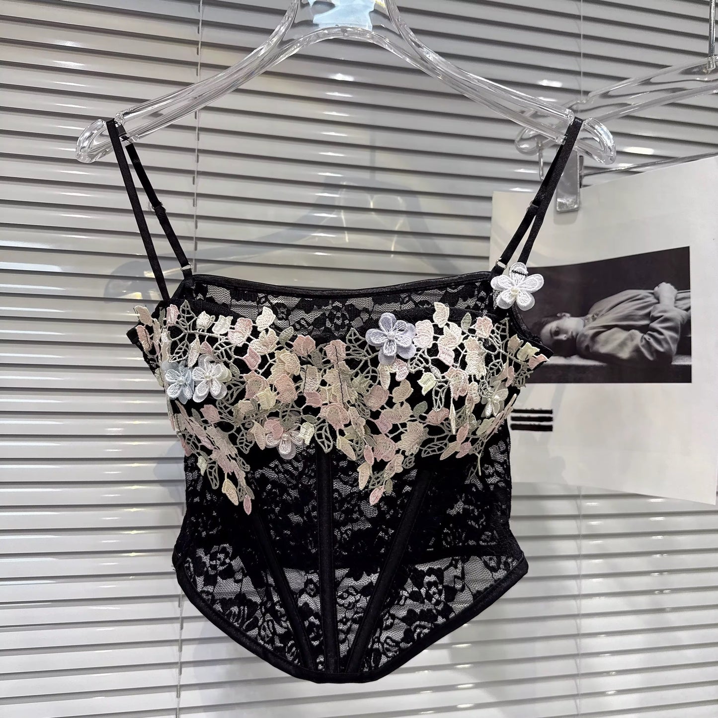 Bad influence black corset