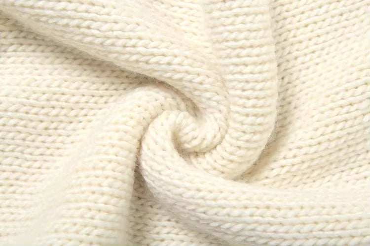 Ivory knit dress