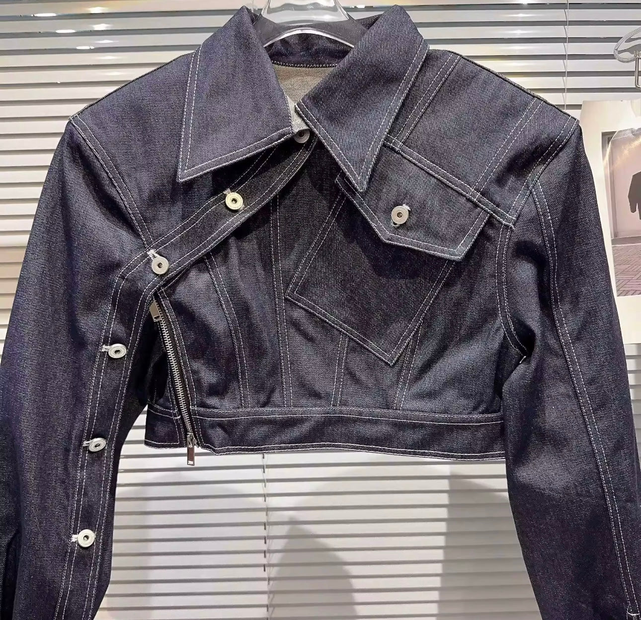 Okatashu 2 piece denim set