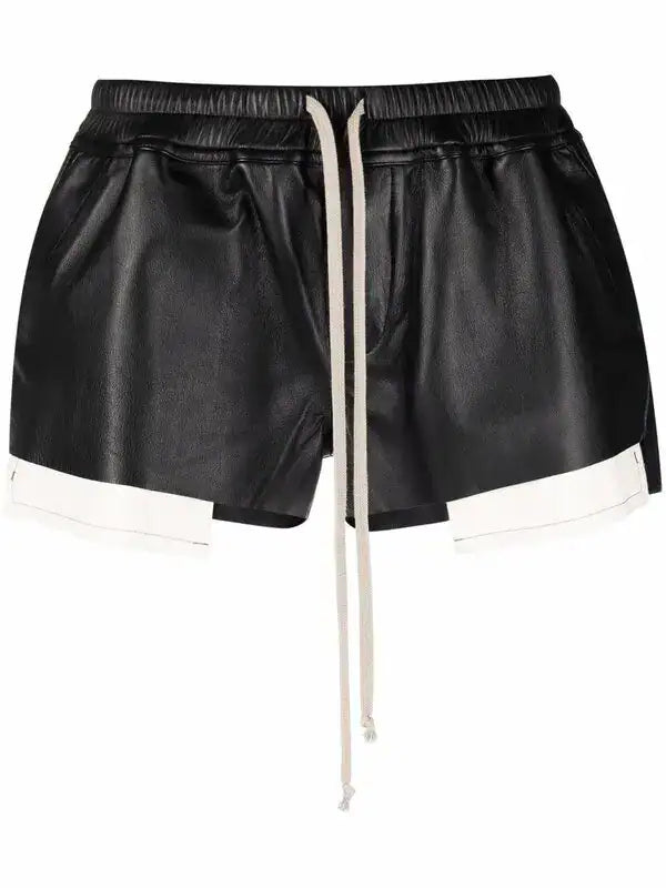 Obsidian patent mini shorts